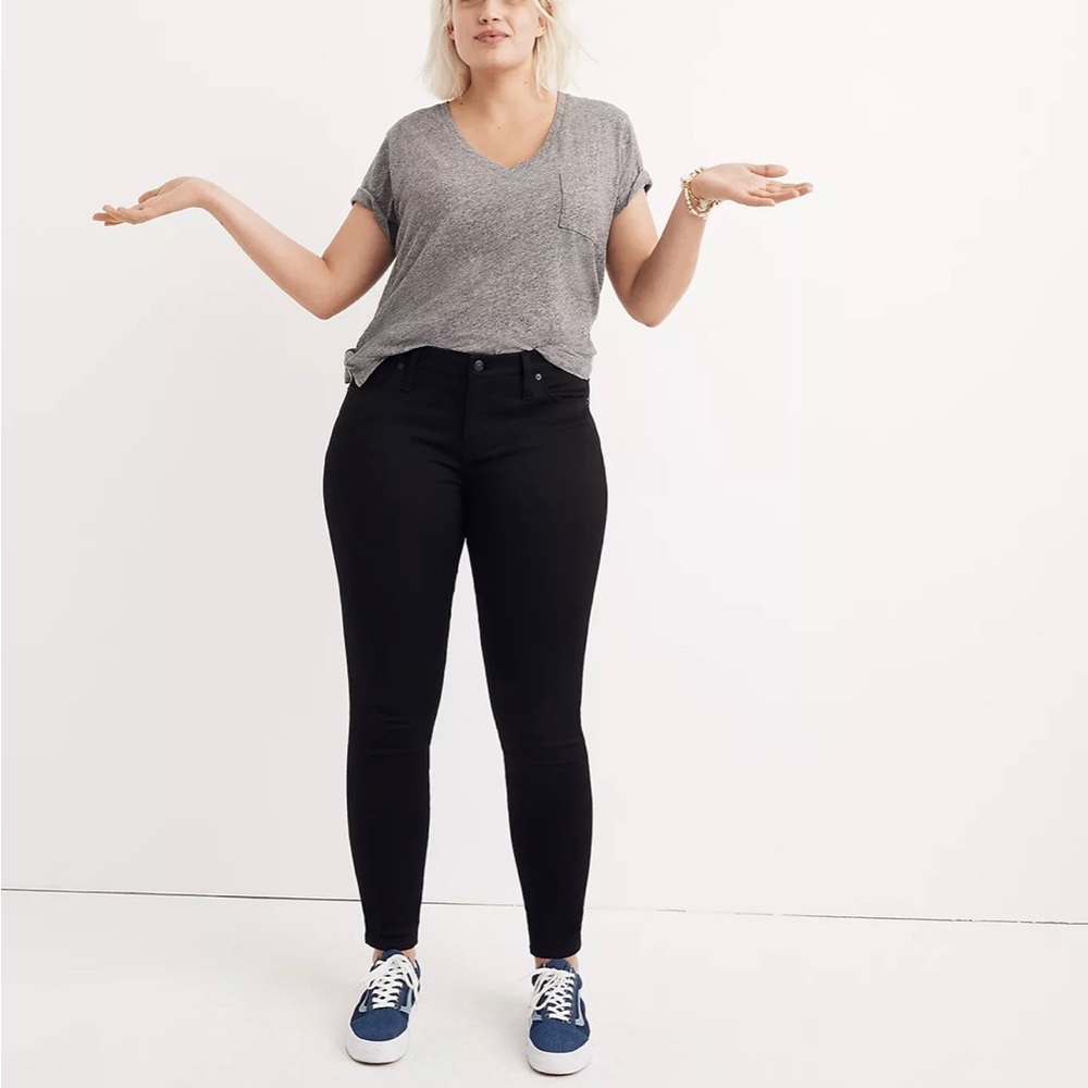 Madewell 8” Rise Skinny Jeans in Carbondale Wash size 34P